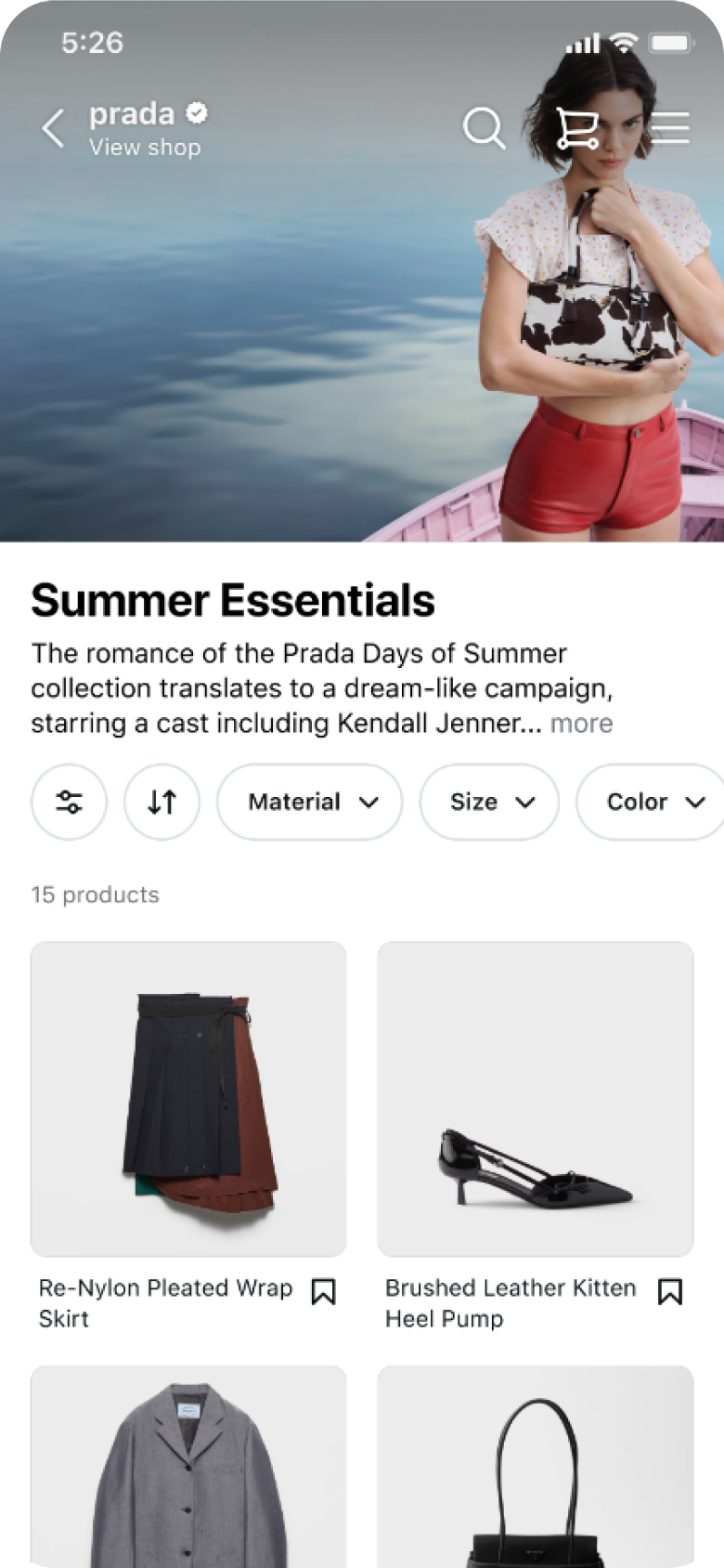 Sophistication PDP — product features